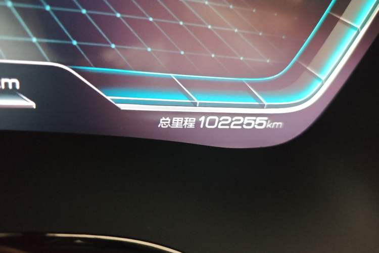 Used BYD Han 2020 EV Long-Range Deluxe Model Odometer Close Up