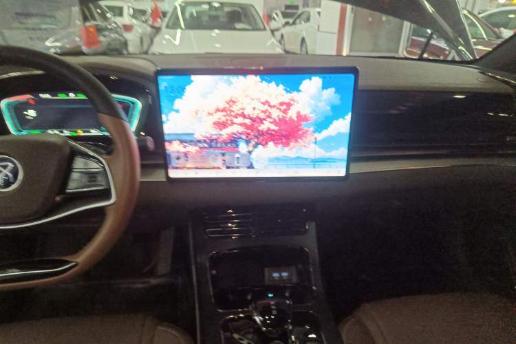 Used BYD Han 2020 DM Four-Wheel Drive Performance Edition Prestige Model Audio And AC Panel