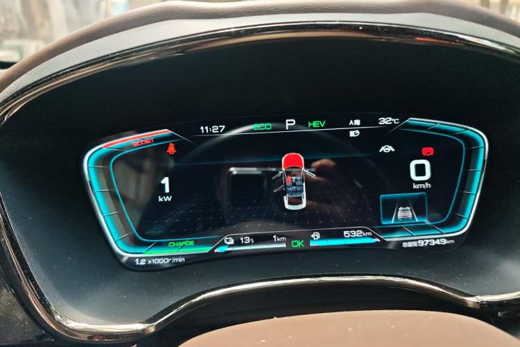 Used BYD Han 2020 DM Four-Wheel Drive Performance Edition Prestige Model Instrument Cluster