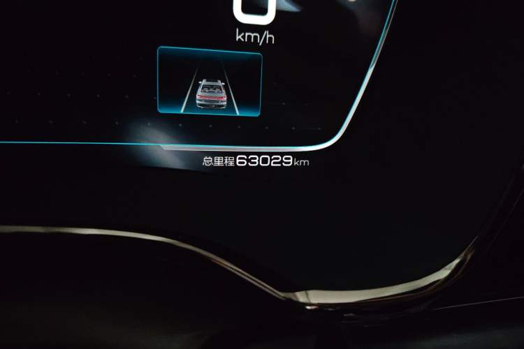 Used BYD Han 2020 EV Long-Range Deluxe Model Odometer Close Up