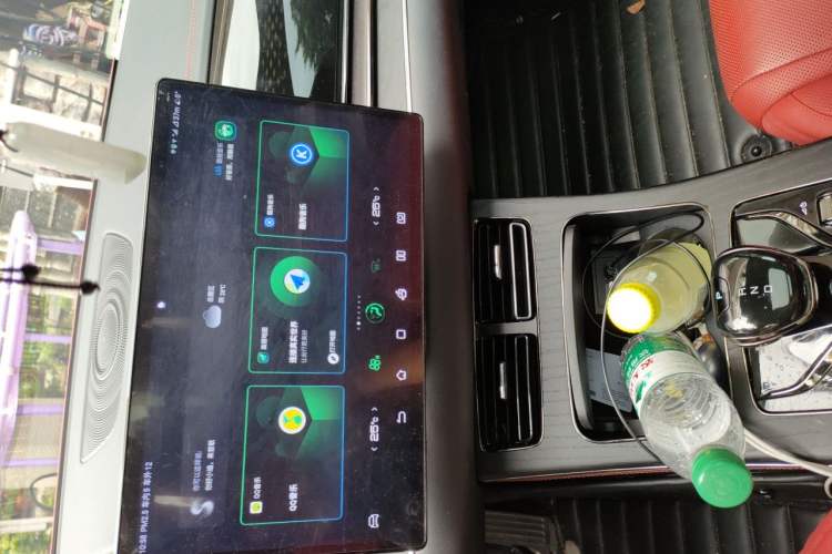 Used BYD Han 2020 EV Four-Wheel Drive High-Performance Flagship Model Audio And AC Panel