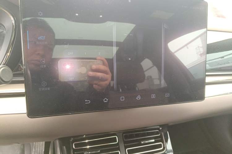 Used BYD Han 2020 EV Long-Range Luxury Model Audio And AC Panel