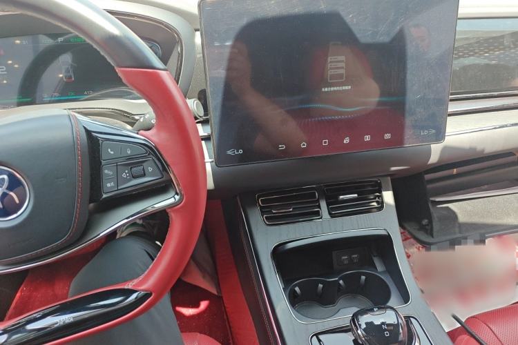 Used BYD Han 2020 EV Four-Wheel Drive High-Performance Flagship Model Audio And AC Panel