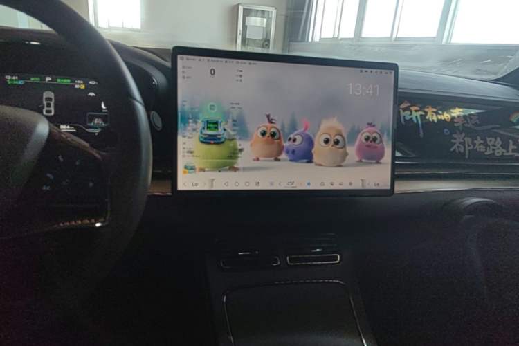 Used BYD Han 2020 EV Long-Range Luxury Model Audio And AC Panel