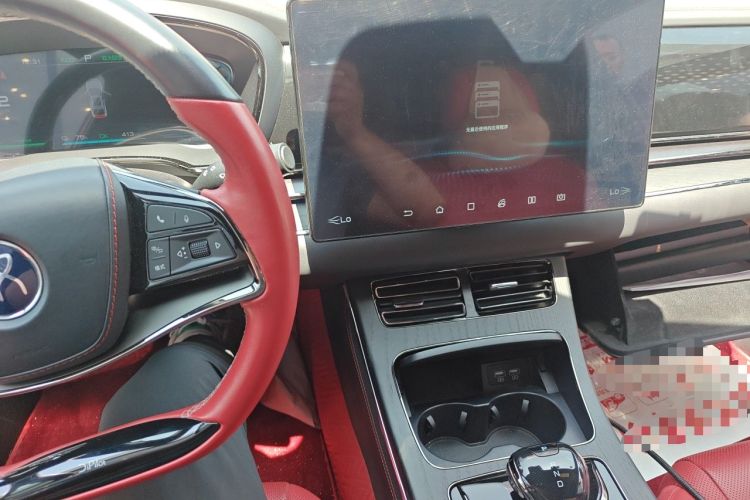 Used BYD Han 2020 EV Four-Wheel Drive High-Performance Flagship Model Audio And AC Panel