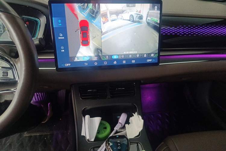 Used BYD Han 2020 EV Long-Range Deluxe Model Audio And AC Panel