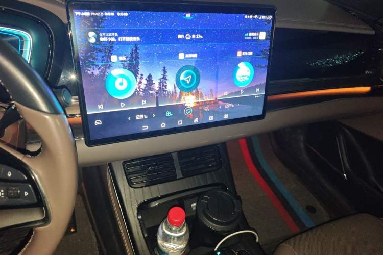 Used BYD Han 2020 EV Long-Range Deluxe Model Audio And AC Panel