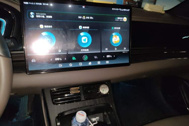Used BYD Han 2020 EV Long-Range Deluxe Model Audio And AC Panel