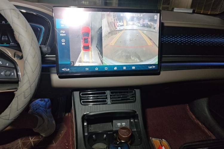 Used BYD Han 2020 EV Four-Wheel Drive High-Performance Flagship Model Audio And AC Panel
