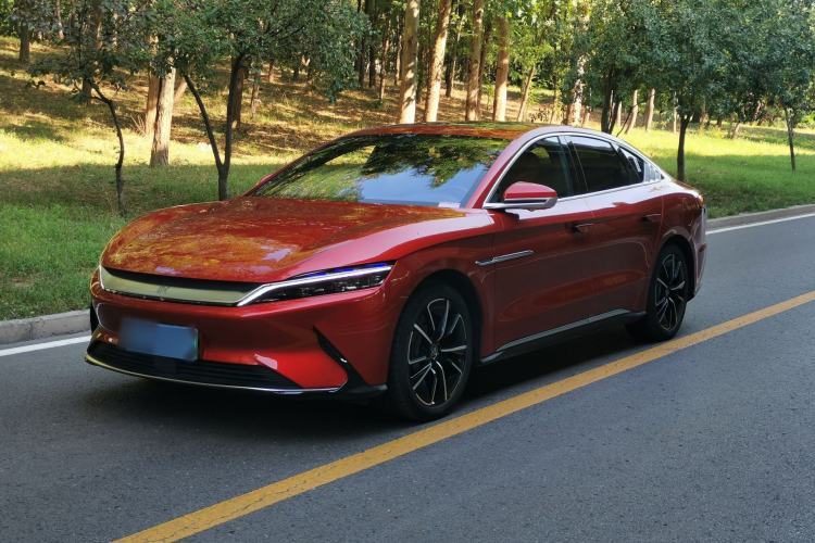 Used BYD Han 2020 EV Four-Wheel Drive High-Performance Flagship Model Guazi used car, China used car export, Used car for sale, Used BYD cars, Cheapest cars for sale, Electric vehicle, New energy car