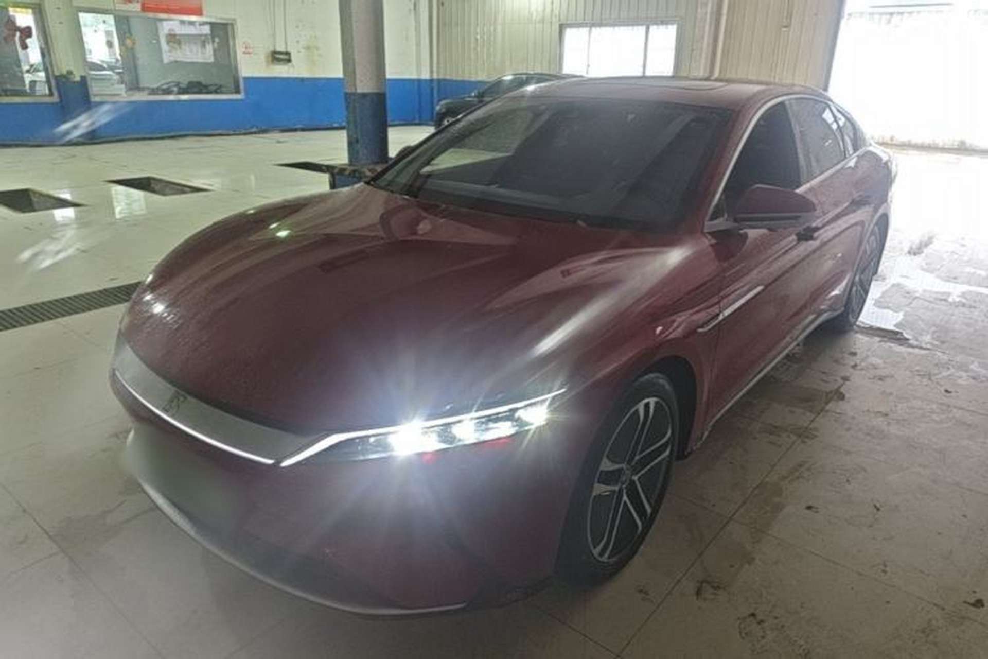 Used BYD Han 2020 EV Long-Range Deluxe Model Front Left 45 Deg