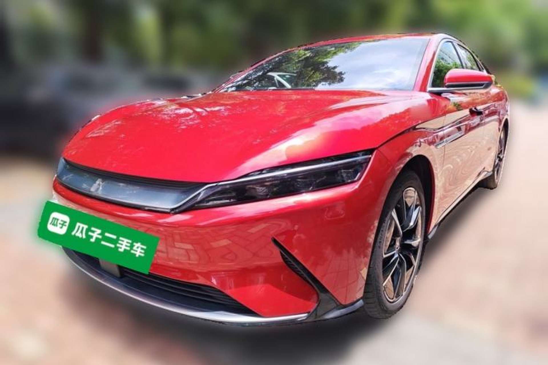 Used BYD Han 2020 EV Four-Wheel Drive High-Performance Flagship Model Front Left 45 Deg