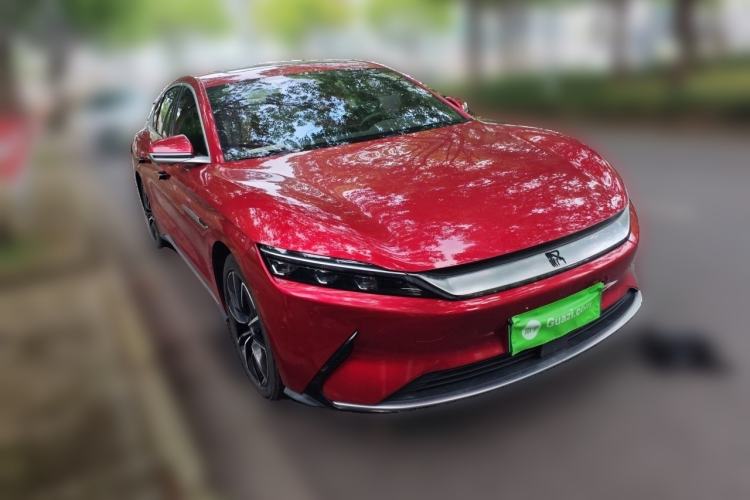 Used BYD Han 2020 EV Four-Wheel Drive High-Performance Flagship Model Front Right 45 Deg