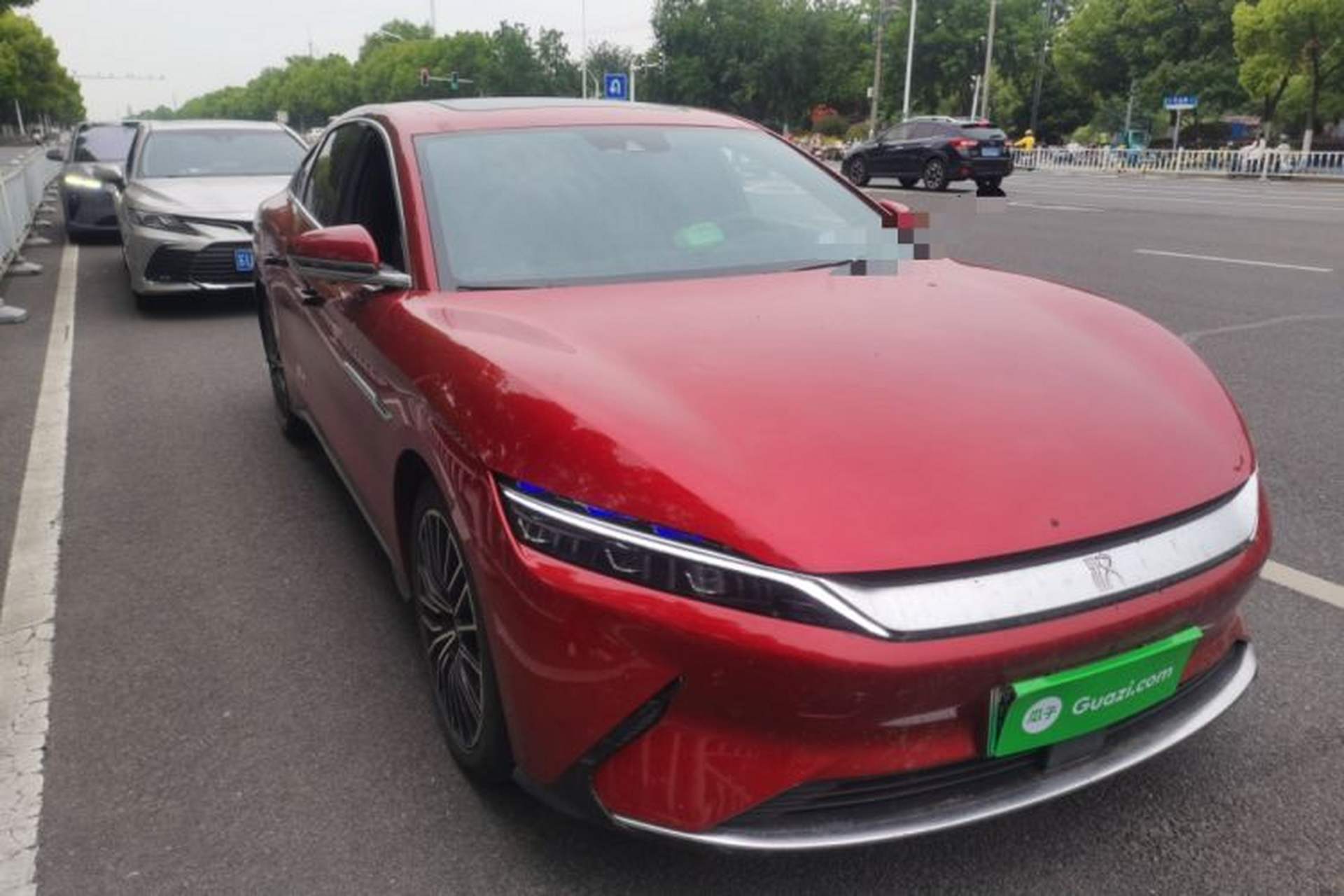 Used BYD Han 2020 EV Long-Range Luxury Model Front Right 45 Deg