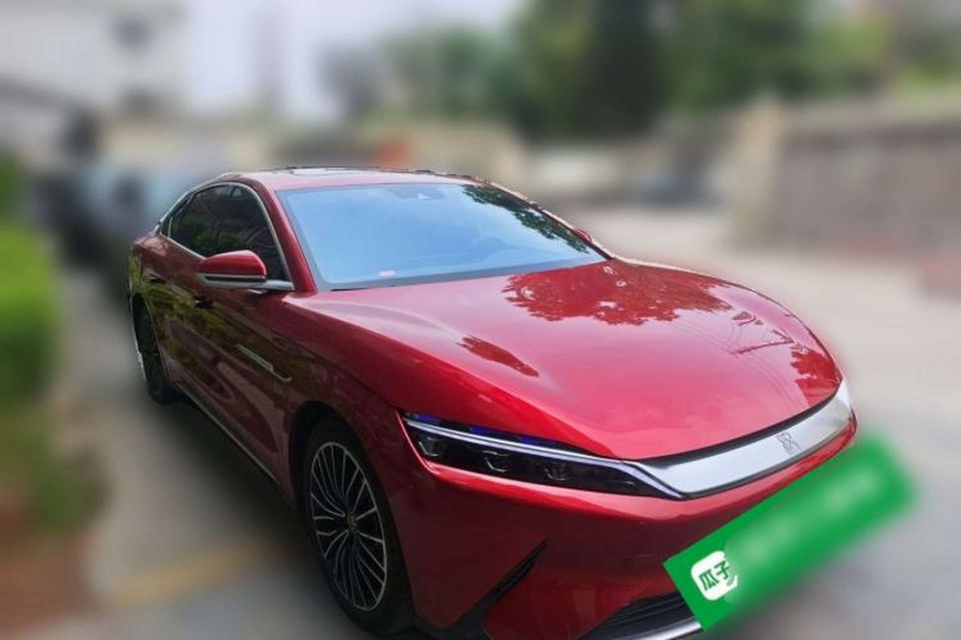 Used BYD Han 2020 EV Long-Range Luxury Model Front Right 45 Deg