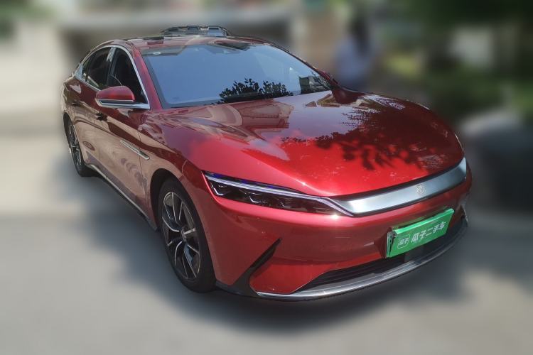 Used BYD Han 2020 EV Four-Wheel Drive High-Performance Flagship Model Front Right 45 Deg