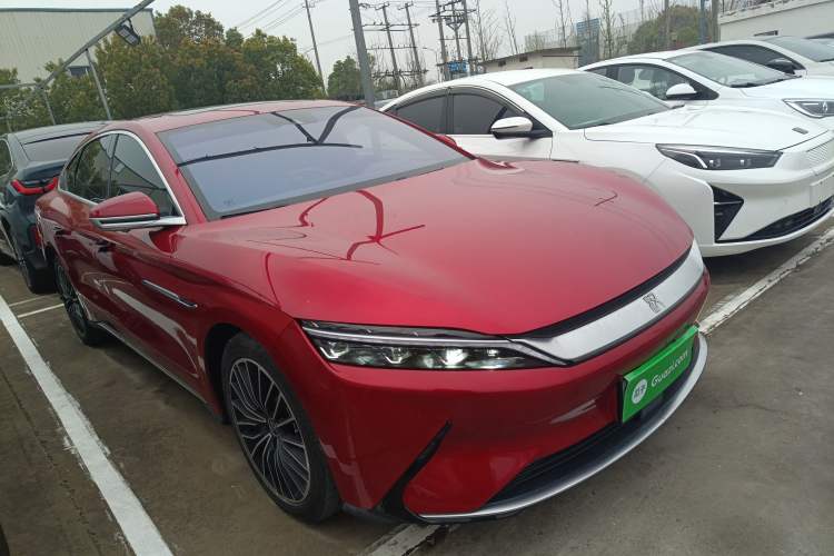Used BYD Han 2020 EV Long-Range Luxury Model Front Right 45 Deg