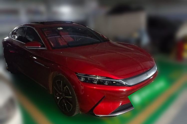 Used BYD Han 2020 EV Four-Wheel Drive High-Performance Flagship Model Front Right 45 Deg