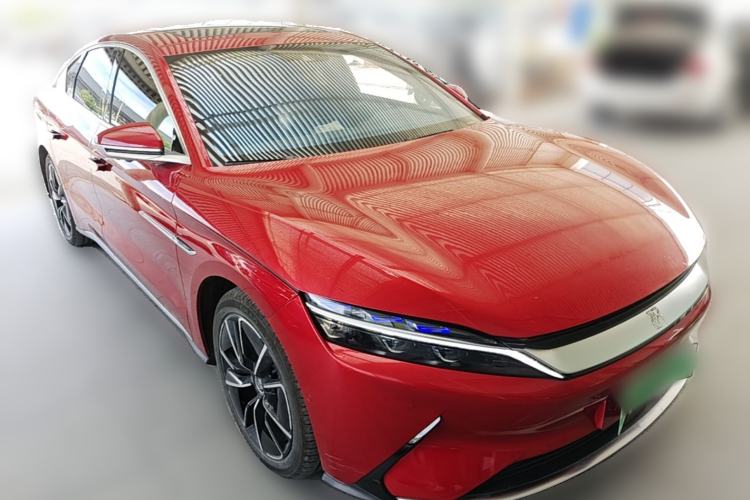 Used BYD Han 2020 EV Four-Wheel Drive High-Performance Flagship Model Front Right 45 Deg