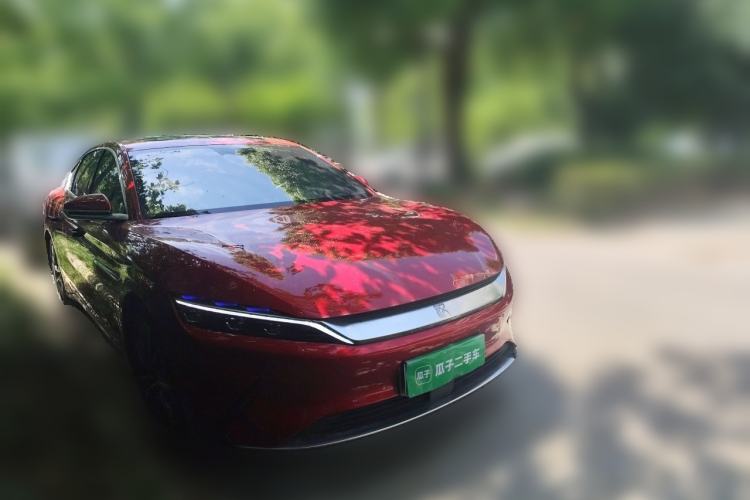Used BYD Han 2020 EV Four-Wheel Drive High-Performance Flagship Model Front Right 45 Deg