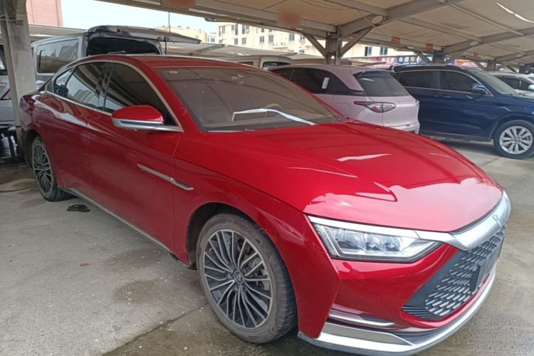 Used BYD Han 2020 DM Four-Wheel Drive Performance Edition Prestige Model Front Right 45 Deg