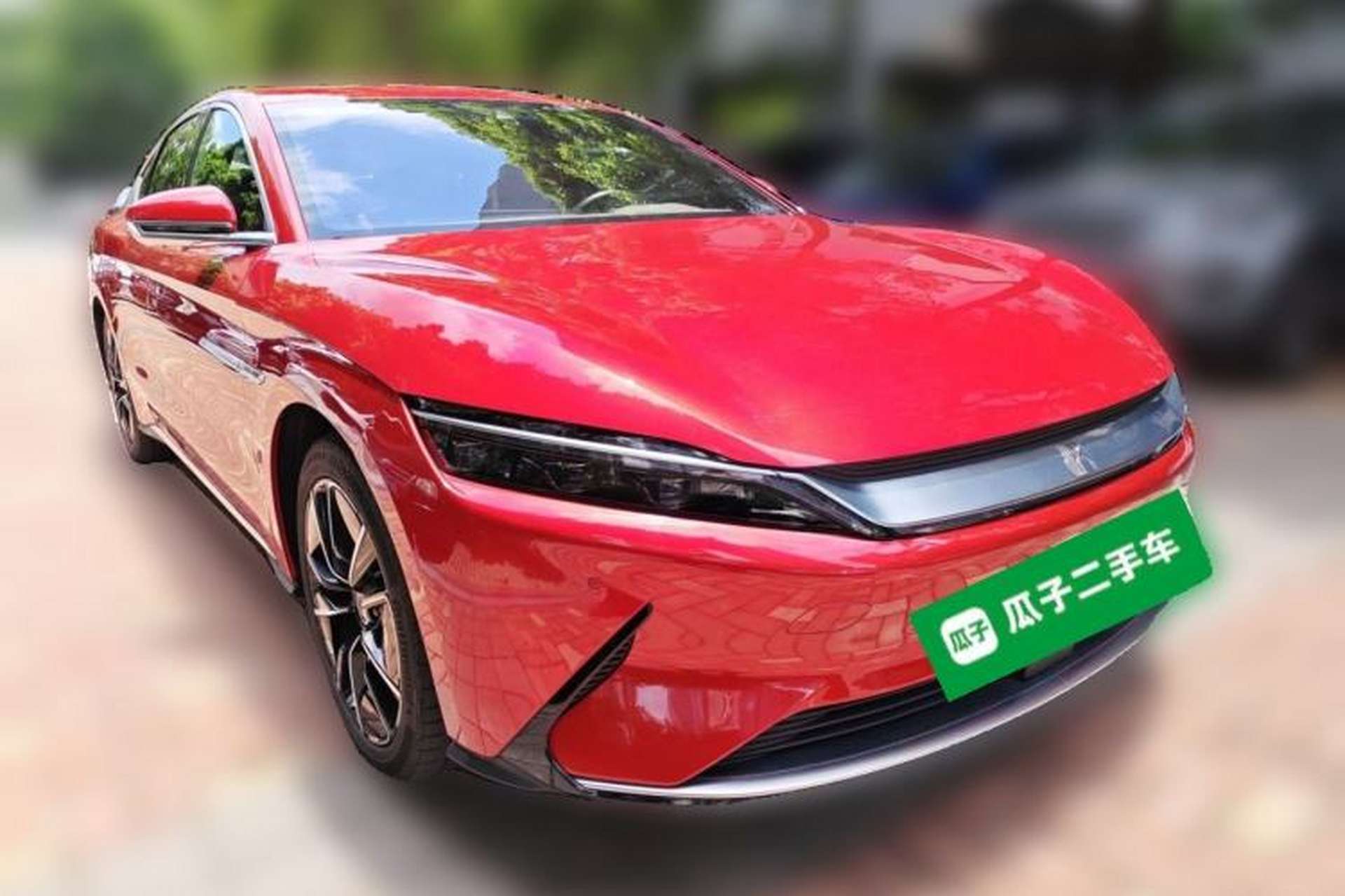 Used BYD Han 2020 EV Four-Wheel Drive High-Performance Flagship Model Front Right 45 Deg