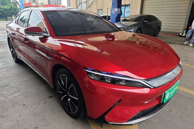Used BYD Han 2020 EV Four-Wheel Drive High-Performance Flagship Model Front Right 45 Deg