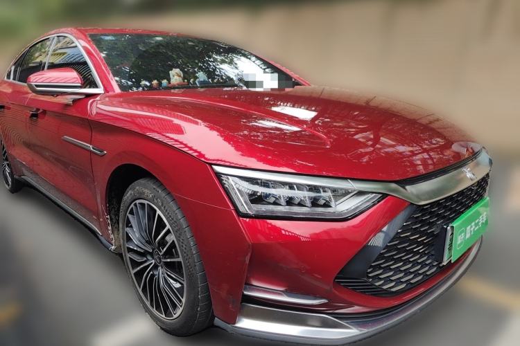 Used BYD Han 2020 DM Four-Wheel Drive Performance Edition Prestige Model Front Right 45 Deg