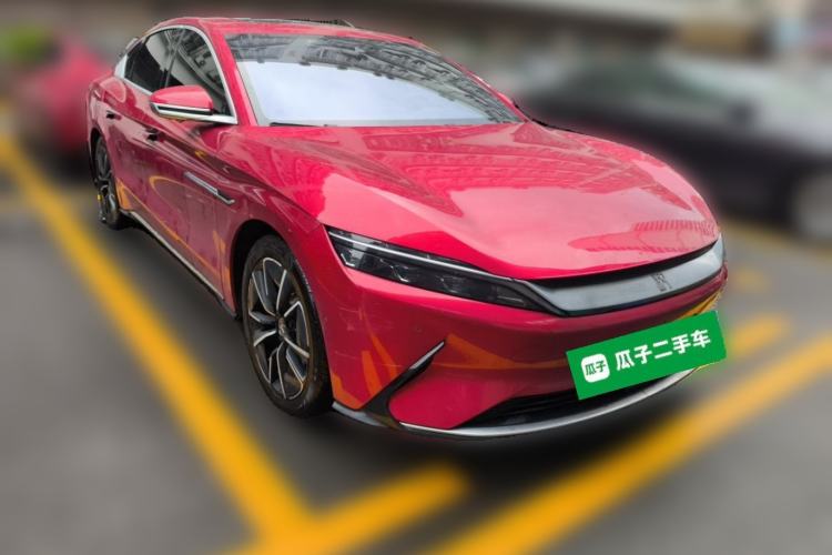 Used BYD Han 2020 EV Four-Wheel Drive High-Performance Flagship Model Front Right 45 Deg