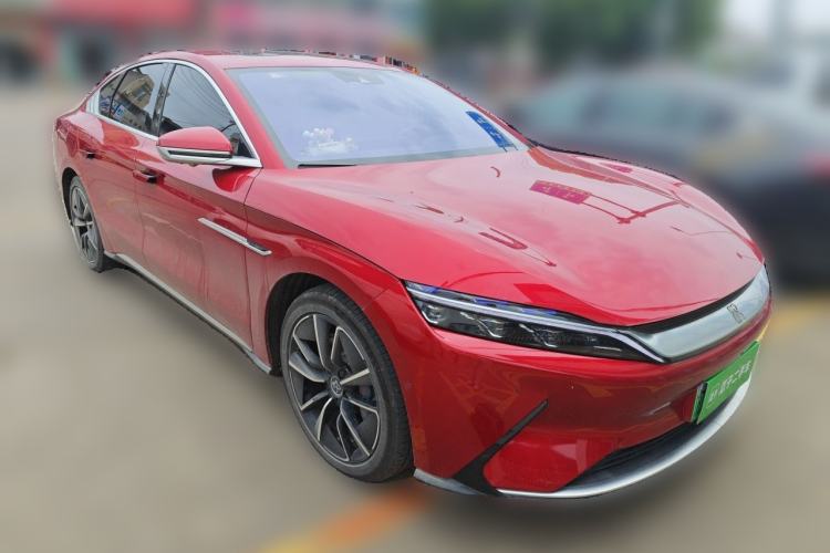 Used BYD Han 2020 EV Four-Wheel Drive High-Performance Flagship Model Front Right 45 Deg