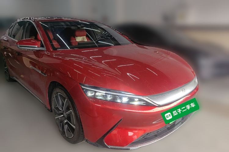 Used BYD Han 2020 EV Four-Wheel Drive High-Performance Flagship Model Front Right 45 Deg