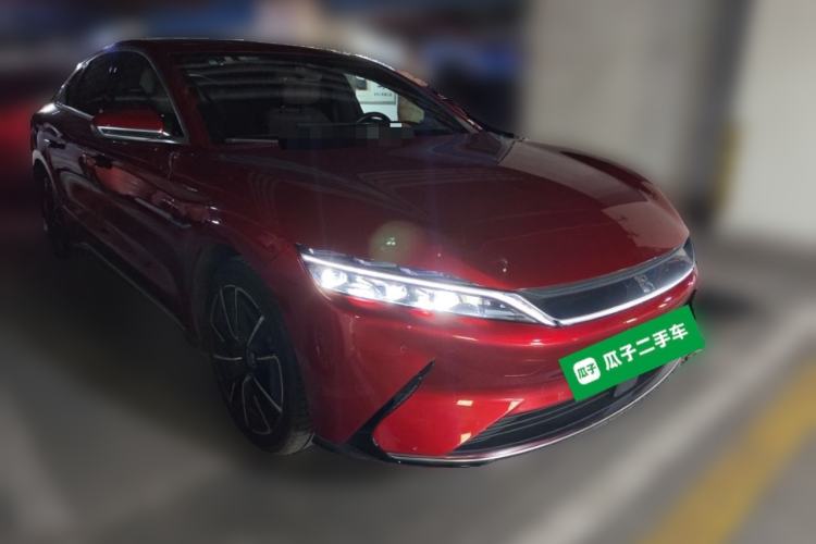 Used BYD Han 2020 EV Four-Wheel Drive High-Performance Flagship Model Front Right 45 Deg