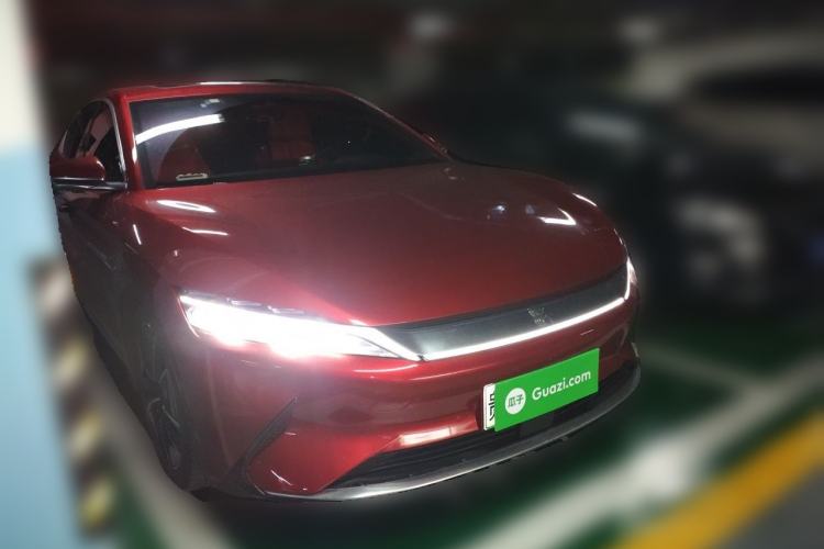 Used BYD Han 2020 EV Four-Wheel Drive High-Performance Flagship Model Front Right 45 Deg