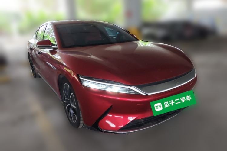 Used BYD Han 2020 EV Four-Wheel Drive High-Performance Flagship Model Front Right 45 Deg