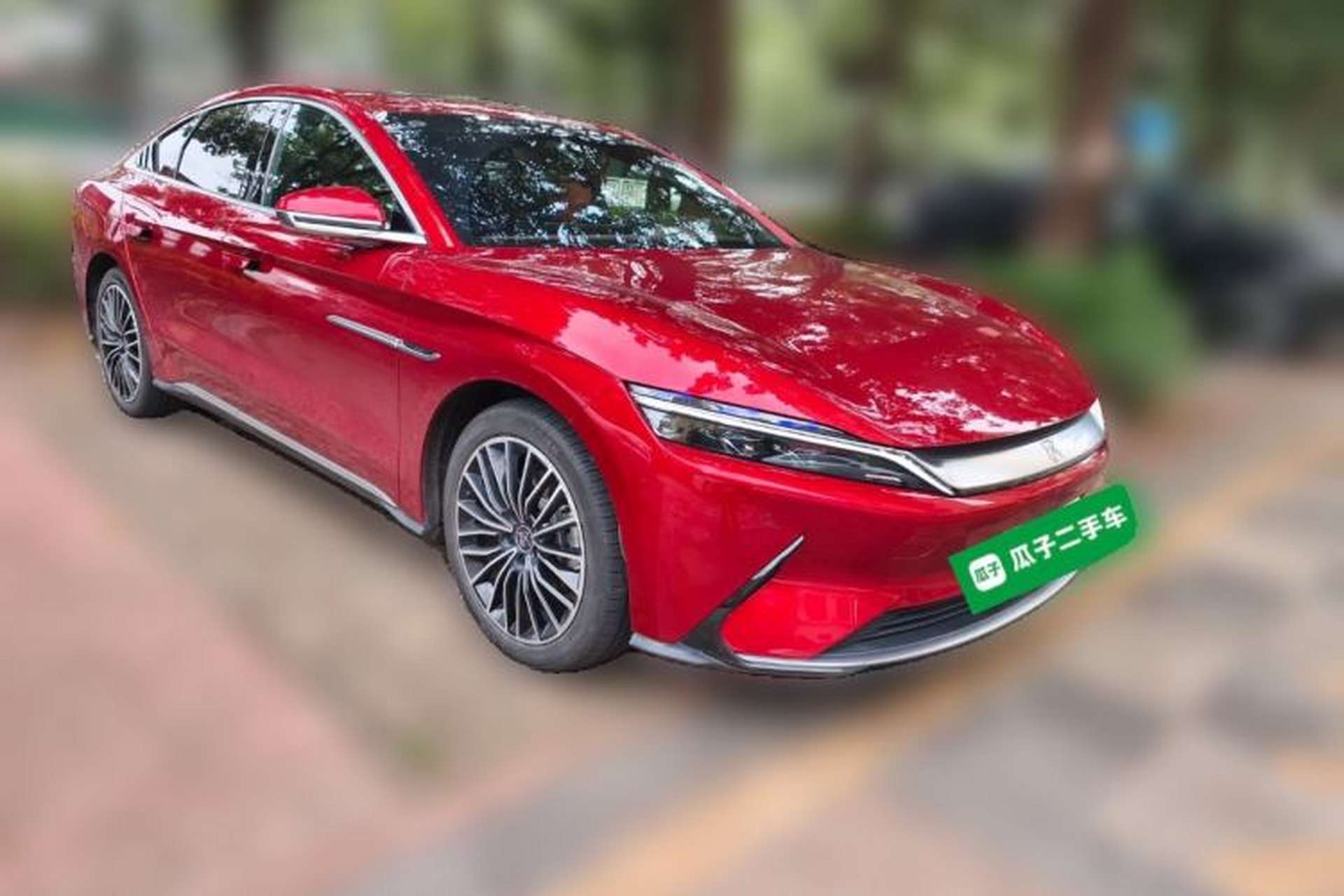 Used BYD Han 2020 EV Long-Range Luxury Model Front Right 45 Deg