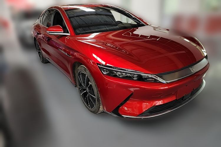 Used BYD Han 2020 EV Four-Wheel Drive High-Performance Flagship Model Front Right 45 Deg