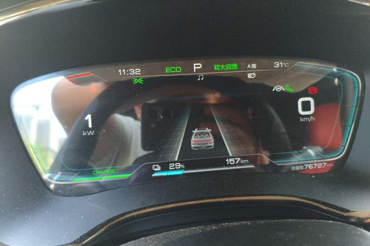Used BYD Han 2020 EV Four-Wheel Drive High-Performance Flagship Model Instrument Cluster