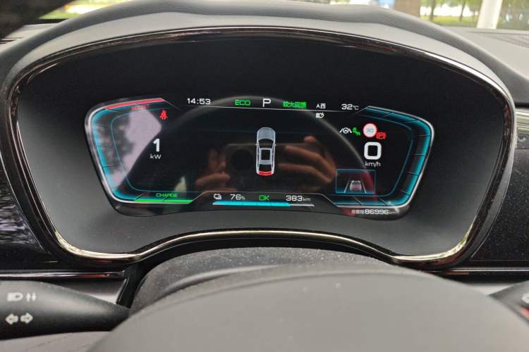 Used BYD Han 2020 EV Four-Wheel Drive High-Performance Flagship Model Instrument Cluster