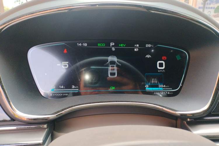 Used BYD Han 2020 DM Four-Wheel Drive Performance Edition Luxury Model Instrument Cluster