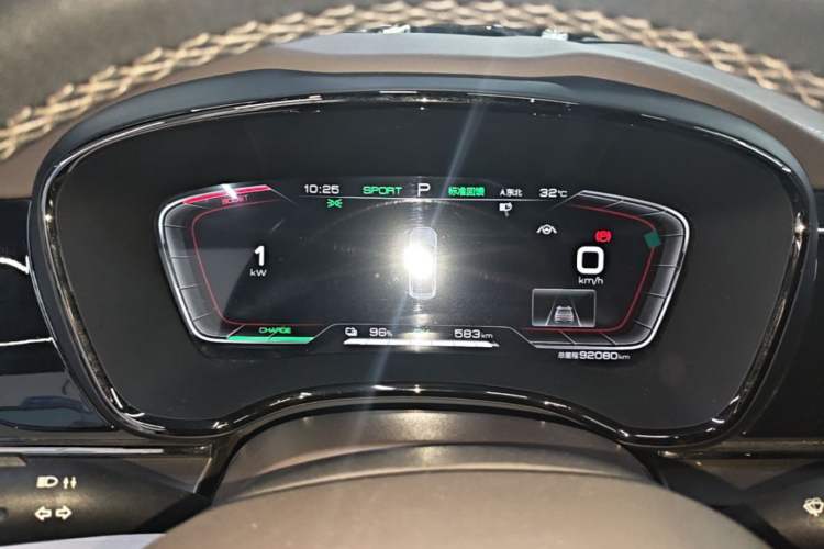 Used BYD Han 2020 EV Long-Range Luxury Model Instrument Cluster