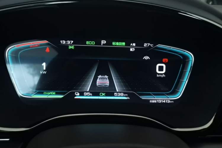 Used BYD Han 2020 EV Long-Range Luxury Model Instrument Cluster