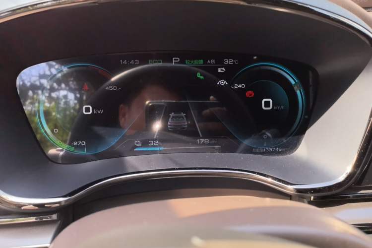 Used BYD Han 2020 EV Four-Wheel Drive High-Performance Flagship Model Instrument Cluster