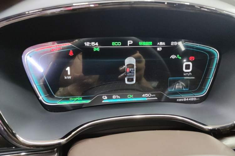 Used BYD Han 2020 EV Four-Wheel Drive High-Performance Flagship Model Instrument Cluster