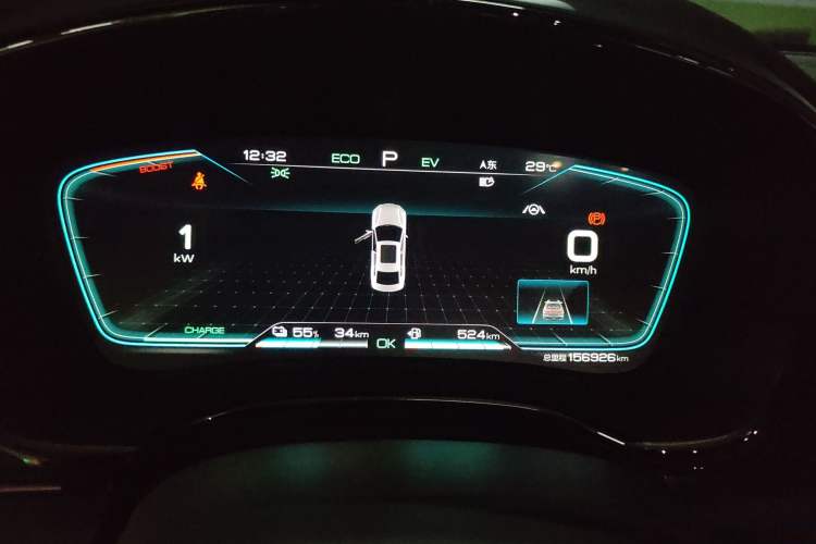 Used BYD Han 2020 DM Four-Wheel Drive Performance Edition Prestige Model Instrument Cluster