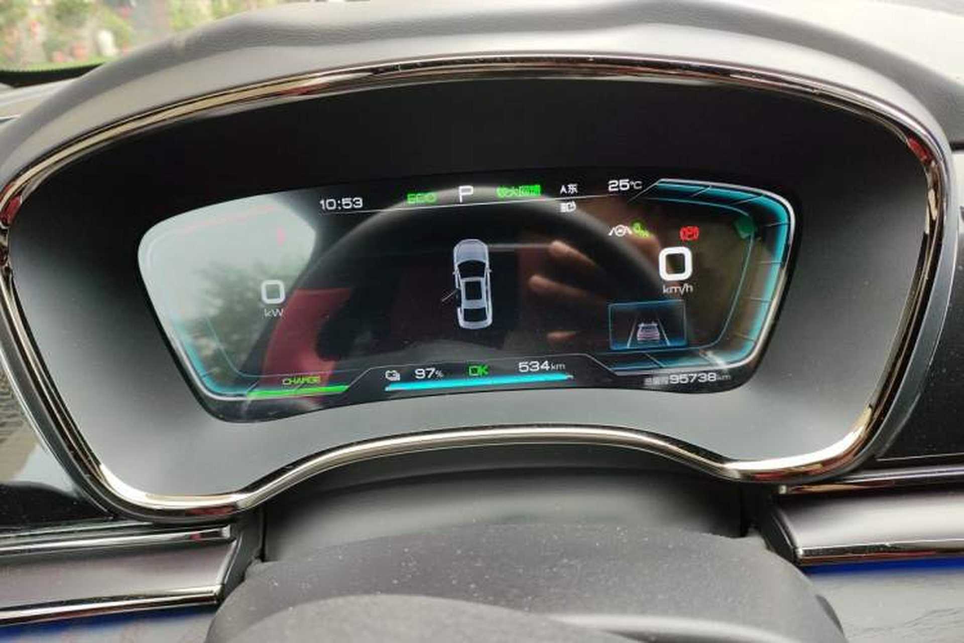 Used BYD Han 2020 EV Four-Wheel Drive High-Performance Flagship Model Instrument Cluster