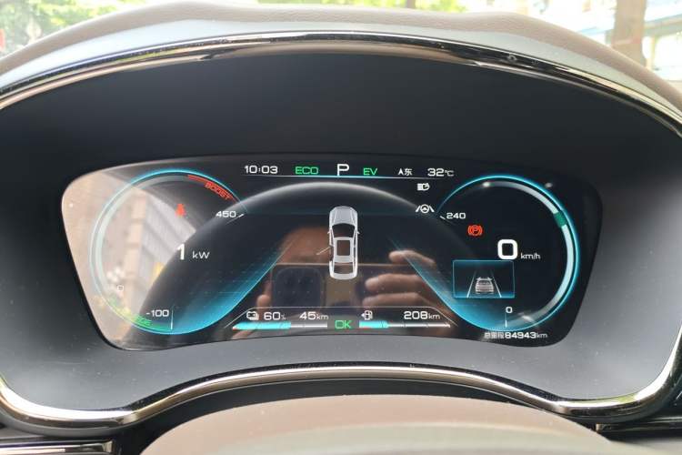Used BYD Han 2020 DM Four-Wheel Drive Performance Edition Luxury Model Instrument Cluster
