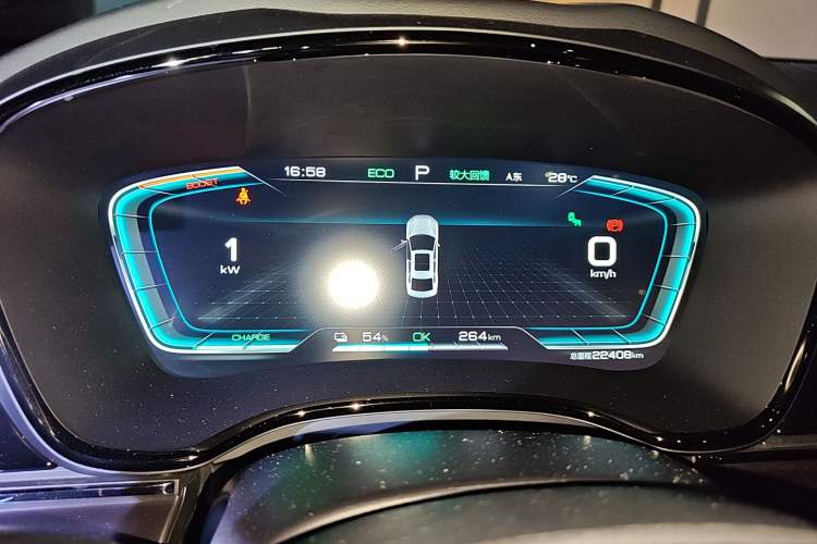 Used BYD Han 2020 EV Four-Wheel Drive High-Performance Flagship Model Instrument Cluster