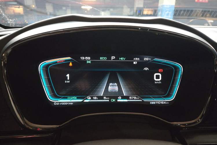 Used BYD Han 2020 DM Four-Wheel Drive Performance Edition Luxury Model Instrument Cluster