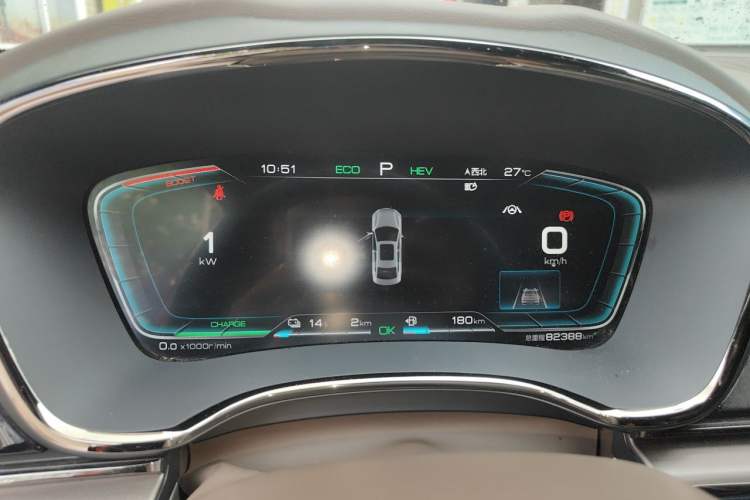 Used BYD Han 2020 DM Four-Wheel Drive Performance Edition Luxury Model Instrument Cluster
