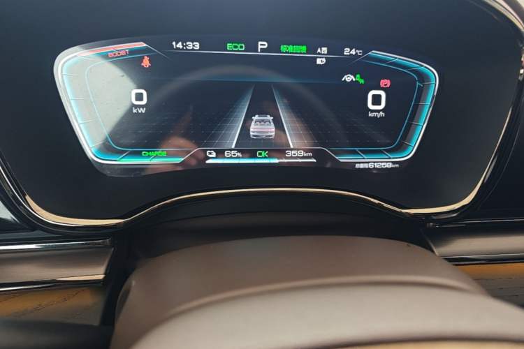 Used BYD Han 2020 EV Four-Wheel Drive High-Performance Flagship Model Instrument Cluster